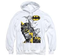 Cotton Soul DC Comics Batman Long Live Mens Hoodie, White