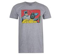 Cotton Soul DC Comics Batman Slap Unisex T Shirt, Grey Heather, Medium
