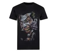 Cotton Soul DC Comics Joker Don't Forget to Smile Mens T Shirt, Black, LRG