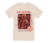 Cotton Soul Deadpool & Wolverine Maximum Effort Deadpool Unisex T Shirt, Natural