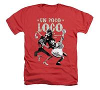 Cotton Soul Disney Coco in Poco Loco Mens T Shirt, Red Heather, SML