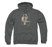 Cotton Soul Disney Donald Duck Portrait Mens Hoodie, Charcoal, MED