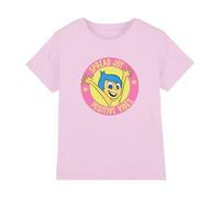 Cotton Soul Disney Inside Out 2 Spread Joy Girls T Shirt, Light Pink, 7-8 Years
