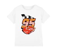 Cotton Soul Disney Lightning McQueen 95 Kids T Shirt, White, 12-13 Years