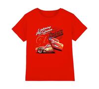 Cotton Soul Disney Lightning McQueen Rusteze Kids T Shirt, Red, 5-6 Years