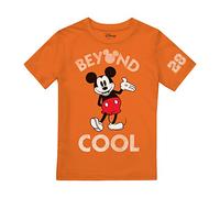 Cotton Soul Disney Mickey Beyond Cool Boys T Shirt, Orange, 5-6 Years