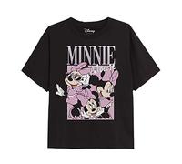 Cotton Soul Disney Minnie Bootleg Girls T Shirt, Black, 12-13 Years