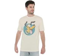 Cotton Soul Disney Pluto Mickey Mouse & Friends Pluto Unisex T Shirt, Natural