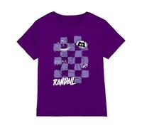 Cotton Soul Disney Randall Graffiti Kids T Shirt, Purple, 3-4 Years