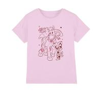 Cotton Soul Disney Toy Story Jessie and Bullseye Outlin Girls T Shirt, Light Pink, 7-8 Years
