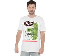 Cotton Soul Disney Toy Story Pizza Planet Aliens Mens T Shirt, White, SML