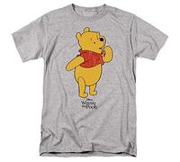 Cotton Soul Disney Winnie The Pooh Classic Mens T Shirt, Grey Heather, XLG