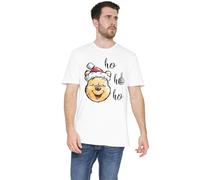 Cotton Soul Disney Winnie The Pooh Ho Ho Ho T Shirt, White, X-Large