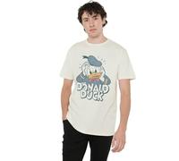 Cotton Soul Donald Duck Mickey Mouse & Friends Donald Duck Stressed Out Mens T Shirt, Natural, XX-Large