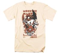 Cotton Soul Dungeons & Dragons Monster Manual Trend Unisex T Shirt, Natural, X-Large