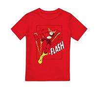 Cotton Soul Flash Race Time Boys T Shirt, Red, 12-13 Years
