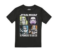 Cotton Soul Four Box Trooper Boys T Shirt, Black, 5-6 Years
