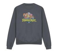 Cotton Soul Fraggle Rock Circle Logo Unisex Sweatshirt, Charcoal, Small