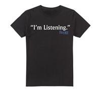 Cotton Soul Frasier Im Listening Unisex T Shirt, Black, XX-Large