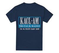 Cotton Soul Frasier The Kaclam Talk Unisex Adult T Shirt, Navy, Large