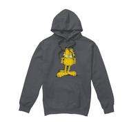 Cotton Soul Garfield Big Ol Cat Unisex Hoodie, Charcoal, XX-Large