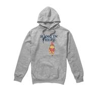 Cotton Soul Garfield Hang In There Unisex Hoodie, Athletic Heather, X-Large