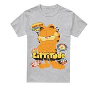 Cotton Soul Garfield Movie Cattitude Unisex Adult T Shirt, Athletic Heather, XXX-Large-Large