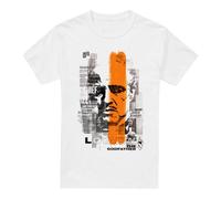 Cotton Soul Godfather Don Newspaper Strip Unisex Adult T Shirt, White