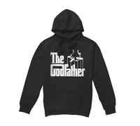 Cotton Soul Godfather/Logo Hoodie, Black, Large