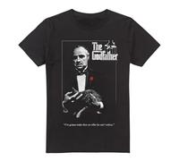 Cotton Soul Godfather Poster Unisex T Shirt, Black, Large