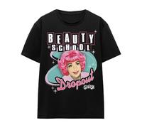 Cotton Soul Grease Beauty School Dropout Ladies T Shirt, Black, Large