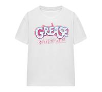 Cotton Soul Grease Grease is The Word Ladies T Shirt, White, Small