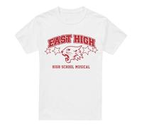 Cotton Soul High School Musical East High Ladies T Shirt, White, Small
