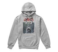 Cotton Soul Jaws Poster Scratch Unisex Hoodie, Grey Heather, XX-Large