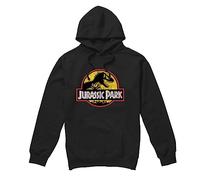Cotton Soul Jurassic Park Classic Mens Hoodie, Black, X-Large