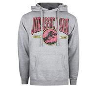 Cotton Soul Jurassic Park Survival Training Unisex Hoodie, Grey Heather, Medium
