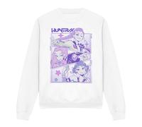 Cotton Soul K-Pop Demon Hunters - Anime Huntrix Huntr/X Unisex Sweatshirt, White, Medium
