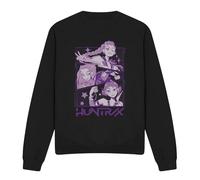 Cotton Soul K-Pop Demon Hunters - Huntrix Huntr/X Manga Panels Trio Unisex Sweatshirt, Black, X-Large