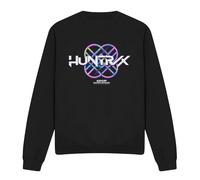 Cotton Soul K-Pop Demon Hunters - Huntrix Huntr/X Pastel Logo Unisex Sweatshirt, Black, Medium