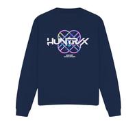 Cotton Soul K-Pop Demon Hunters - Huntrix Huntr/X Pastel Logo Unisex Sweatshirt, Navy, Large