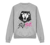 Cotton Soul K-Pop Demon Hunters - Saja Boys Graffiti Wall Unisex Sweatshirt, Heather Grey, Small