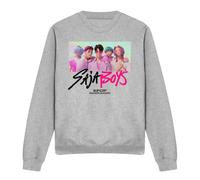 Cotton Soul K-Pop Demon Hunters - Saja Boys Photo Frame Unisex Sweatshirt, Heather Grey, Medium