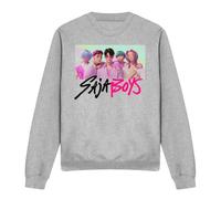Cotton Soul K-Pop Demon Hunters - Saja Boys Photo Frame Unisex Sweatshirt, Heather Grey, X-Large