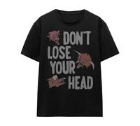Cotton Soul Labyrinth Don't Lose Your Head Ladies T Shirt, Black, Medium