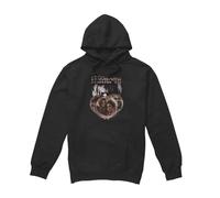Cotton Soul Labyrinth Globes Unisex Hoodie, Black, XX-Large