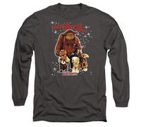 Cotton Soul Labyrinth Should You Need Us Unisex Long Sleeve T Shirt, Charcoal, X-Large