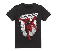 Cotton Soul Marvel Comics Hells Kitchen Hero Daredevil Unisex T Shirt, Black, Large