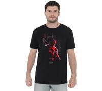 Cotton Soul Marvel Daredevil Rain Mens T Shirt, Black, XXL