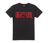 Cotton Soul Marvel Deadpool Bang Mens T Shirt, Black, LRG