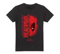 Cotton Soul Marvel Deadpool Graffiti Portrait Unisex T Shirt, Black, XX-Large